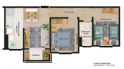 imagem 2 - Apartamento - Padrão imagem 2 - Apartamento - Padrão